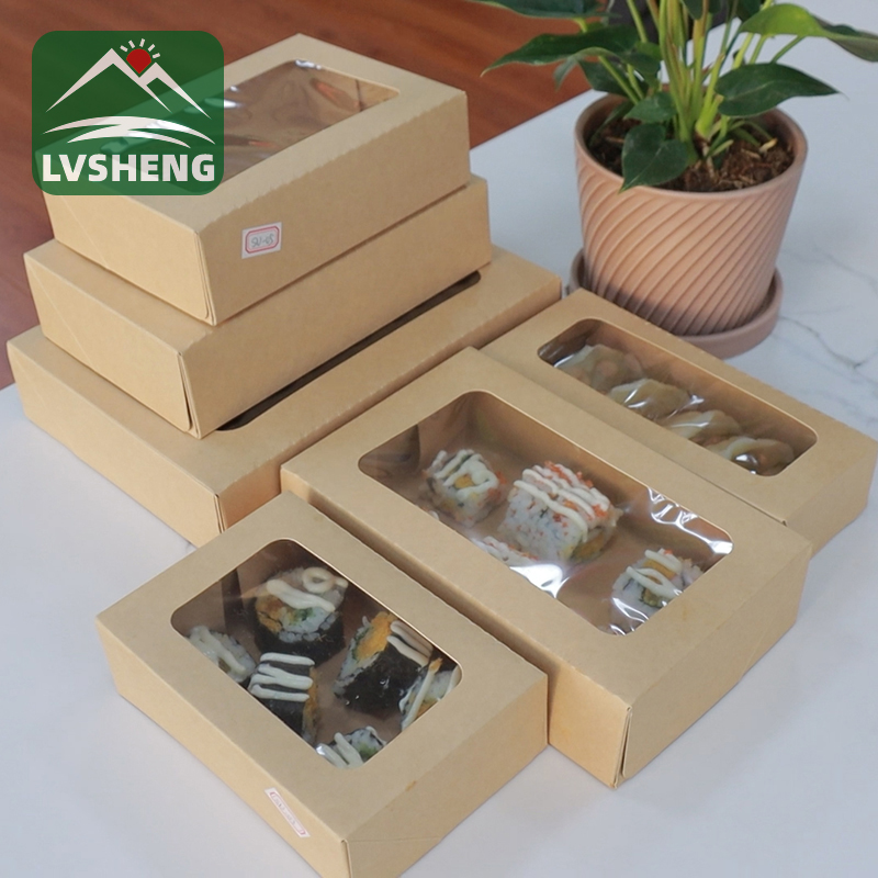 Nové produkty od spoločnosti Xiamen Lvsheng Factory -Sushi Togo Box s jasným oknom
